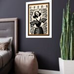 Quadro Decorativo Cantora De Ópera - 70x50 cm