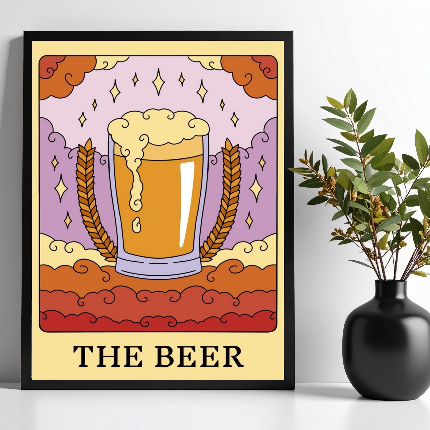 Quadro Decorativo Cerveja Beer - Carta Tarot