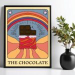 Quadro Decorativo Chocolate - Carta Tarot