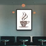Quadro Decorativo Coffee Time - 70x50 cm
