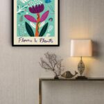 Quadro Decorativo Cotswolds Flower Market - 70x50 cm