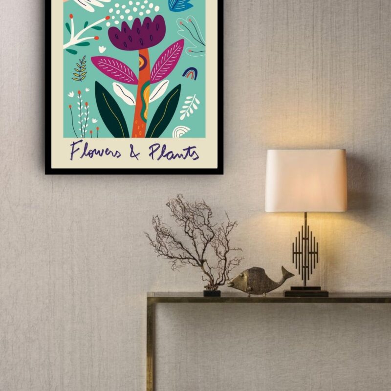 Quadro Decorativo Cotswolds Flower Market - 70x50 cm