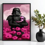 Quadro Decorativo Darth Com Bebê