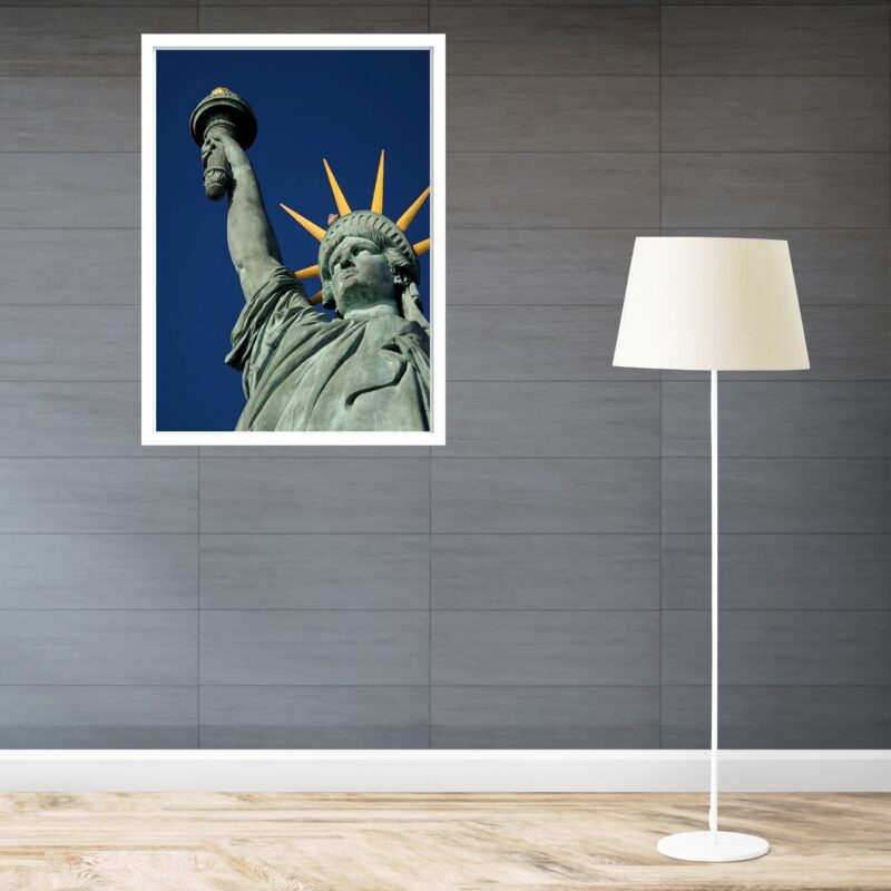 Quadro Decorativo Estátua da Liberdade Fotografia - 70x50cm