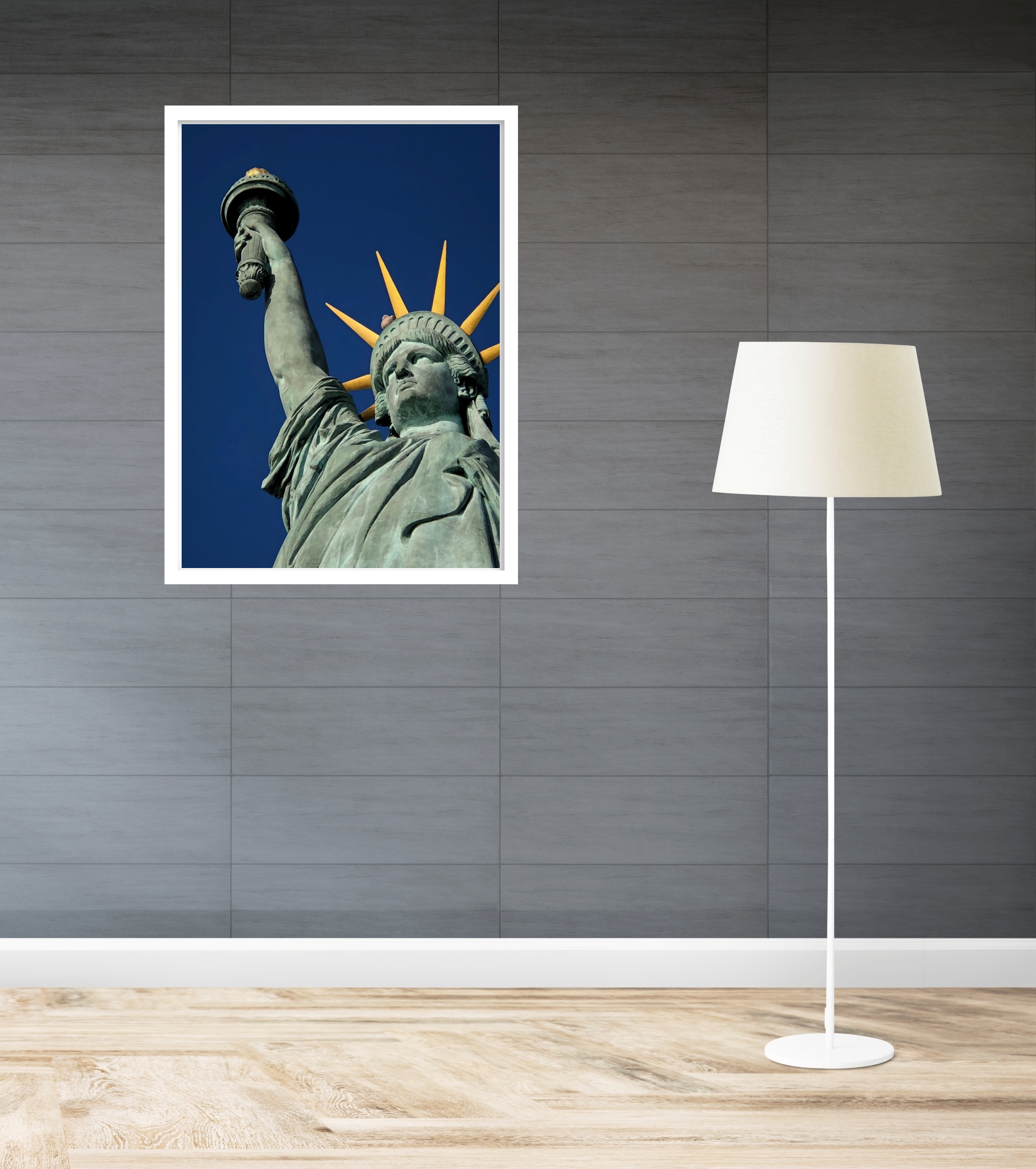 Quadro Decorativo Estátua da Liberdade Fotografia - 70x50cm