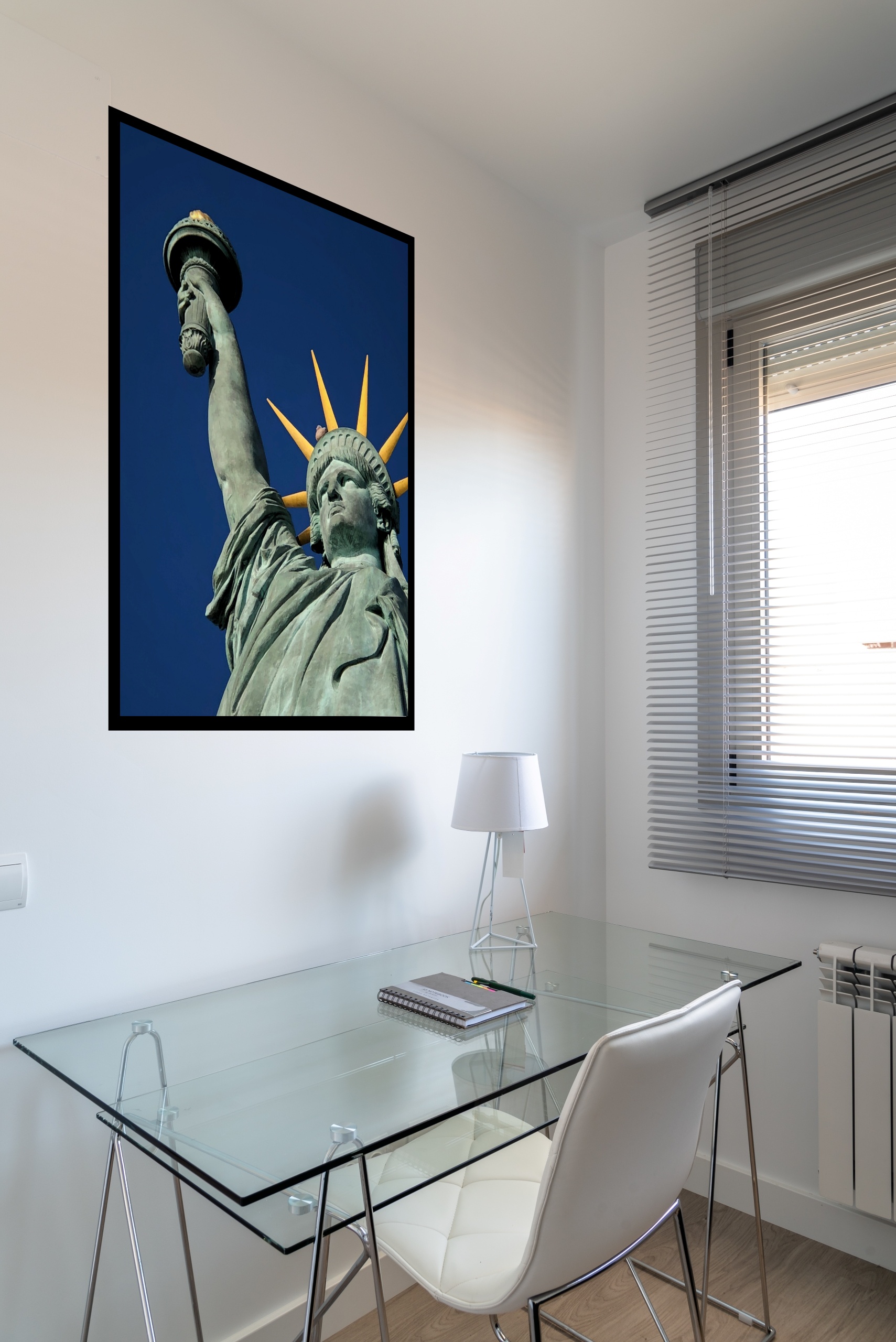 Quadro Decorativo Estátua da Liberdade Fotografia - 70x50cm