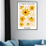 Quadro Decorativo Flower Gallery Bahamas - 70x50 cm
