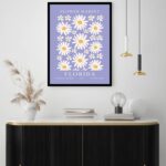 Quadro Decorativo Flower Market Florida - 70x50 cm
