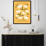Quadro Decorativo Flower Market Madri - 70x50 cm