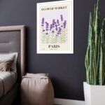 Quadro Decorativo Flower Market Paris - 70x50 cm