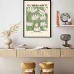 Quadro Decorativo Flower Market Tokyo - 70x50 cm