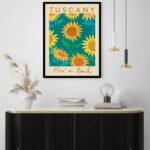 Quadro Decorativo Flower Market Tuscany - 70x50 cm