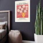 Quadro Decorativo Flower Market Vienna - 70x50 cm