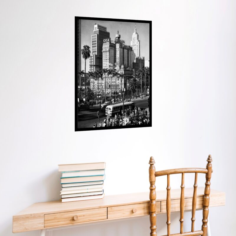 Quadro Decorativo Foto Antiga São Paulo - 70x50 cm