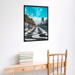 Quadro Decorativo Foto Calçada Copacabana - 70x50 cm