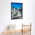 Quadro Decorativo Foto Copacabana Calçada - 70x50 cm