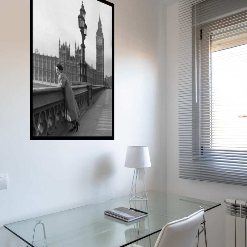 Quadro Decorativo Fotografia Antiga Londres - 70x50 cm
