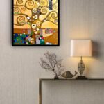 Quadro Decorativo Gustav Klimt Árvore da Vida - 70x50 cm