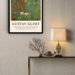 Quadro Decorativo Gustav Klimt Flores - 70x50 cm