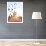 Quadro Decorativo Hungria Pássaros - 70x50 cm