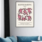 Quadro Decorativo Keith Haring Dancer - 70x50 cm