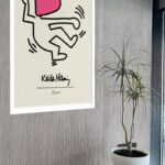 Quadro Decorativo Keith Haring Love - 70x50 cm