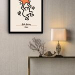 Quadro Decorativo Keith Haring The Star - 70x50 cm