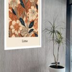 Quadro Decorativo Lima Flower Market - 70x50 cm