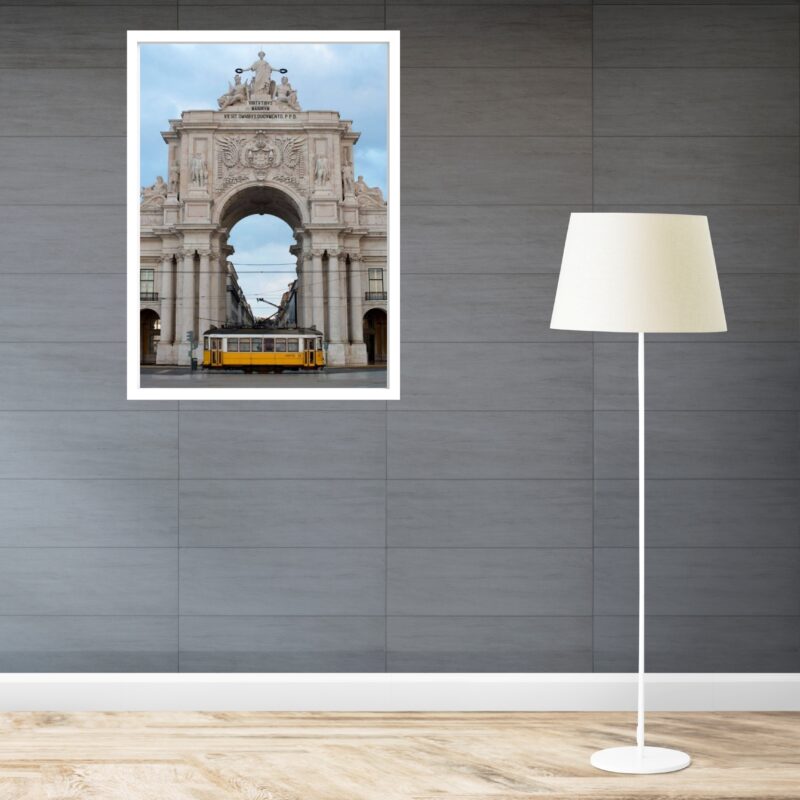 Quadro Decorativo Lisboa Portugal Bondinho - 70x50 cm