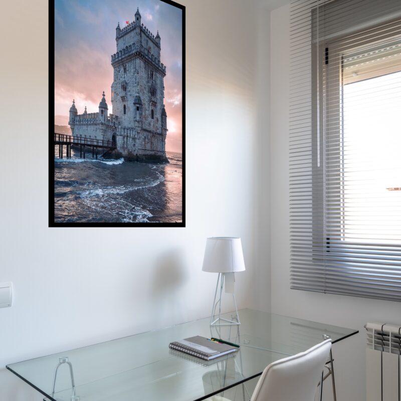 Quadro Decorativo Lisboa Portugal Torre - 70x50 cm