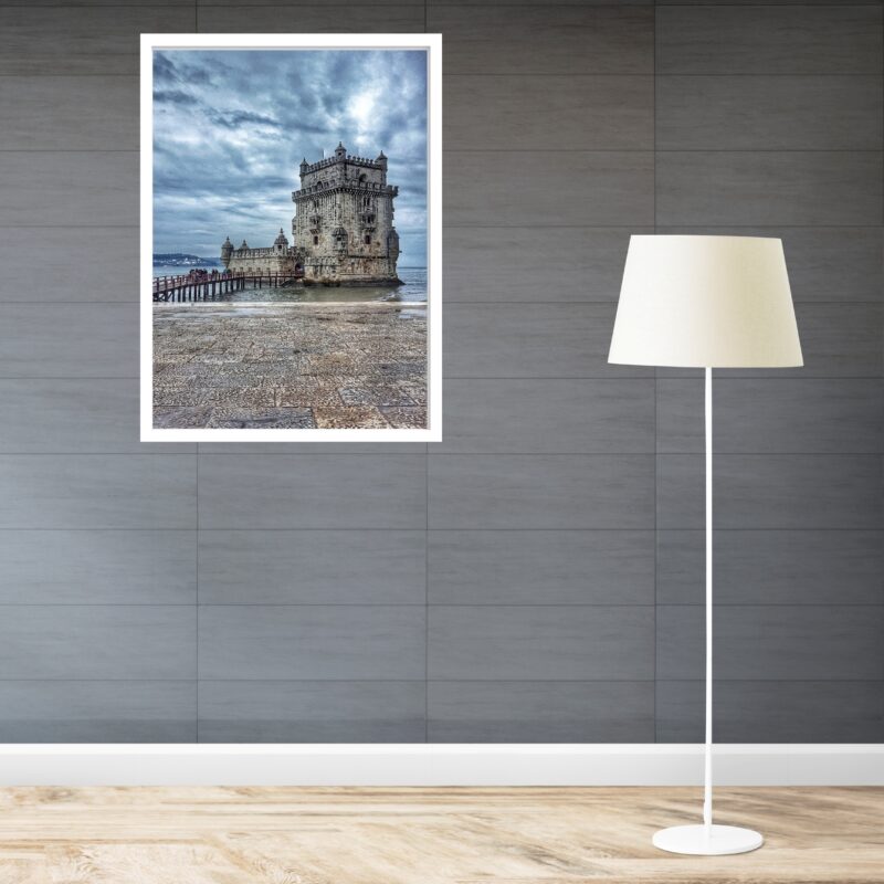 Quadro Decorativo Lisboa Portugal Torre de Belém - 70x50 cm