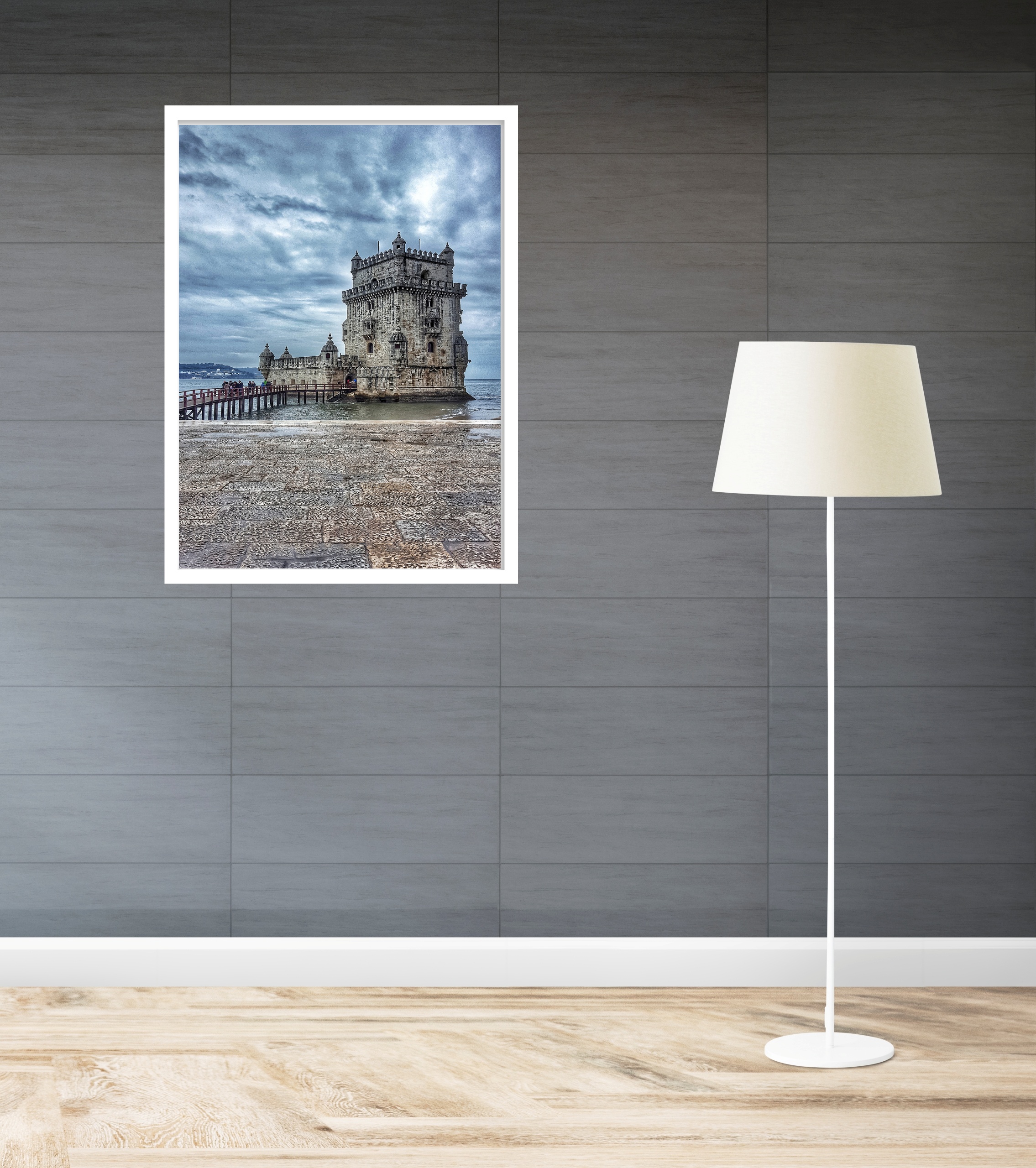 Quadro Decorativo Lisboa Portugal Torre de Belém - 70x50 cm