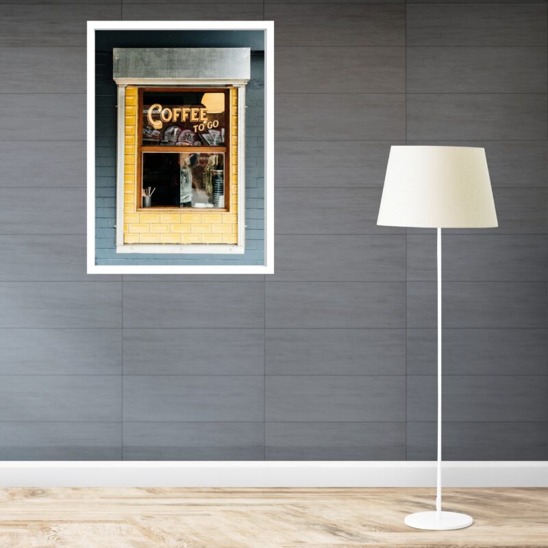 Quadro Decorativo Londres Coffee To Go - 70x50 cm