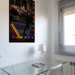 Quadro Decorativo Luzes Cidade - 70x50 cm