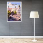 Quadro Decorativo Madrid Poster - 70x50 cm