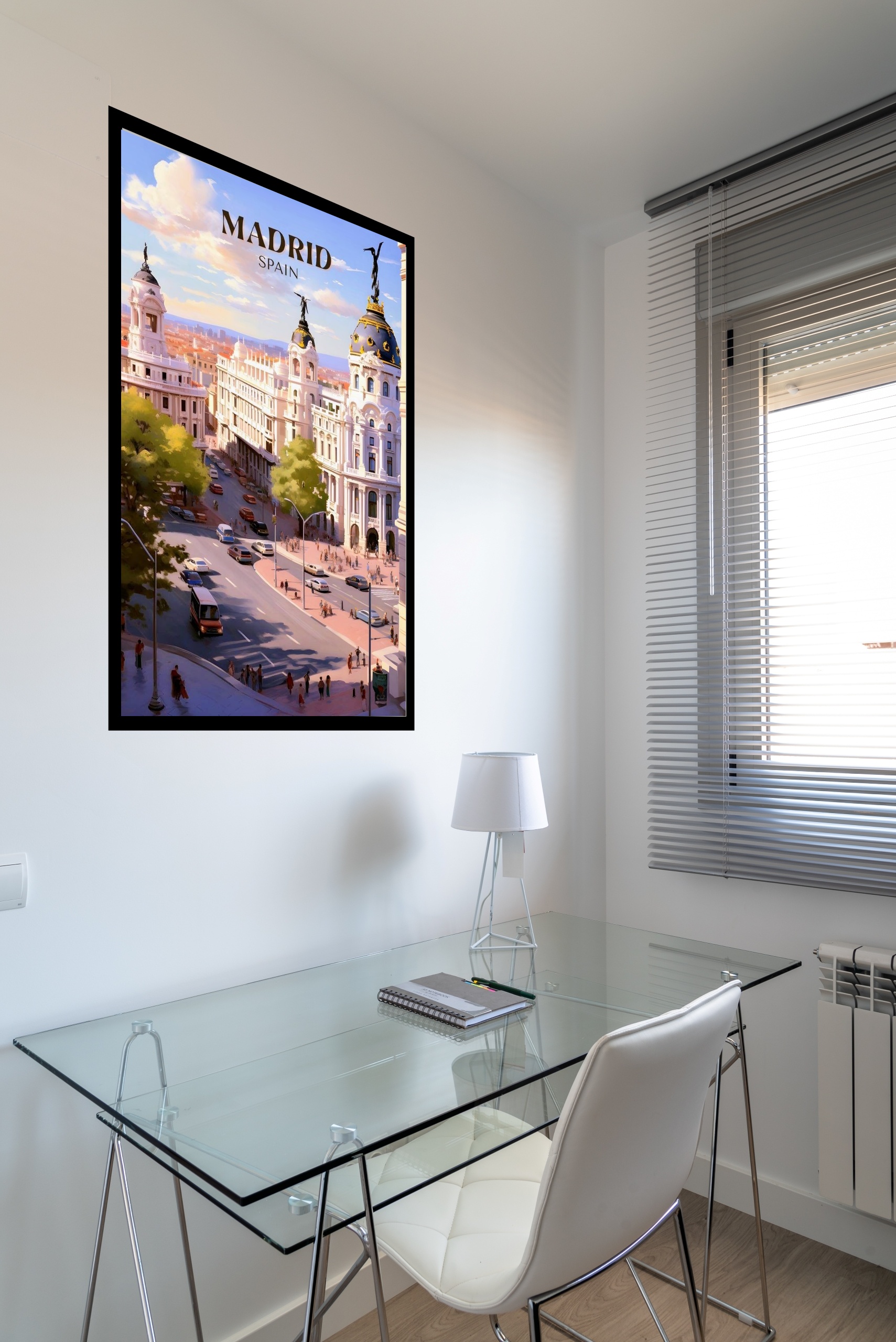 Quadro Decorativo Madrid Poster - 70x50 cm