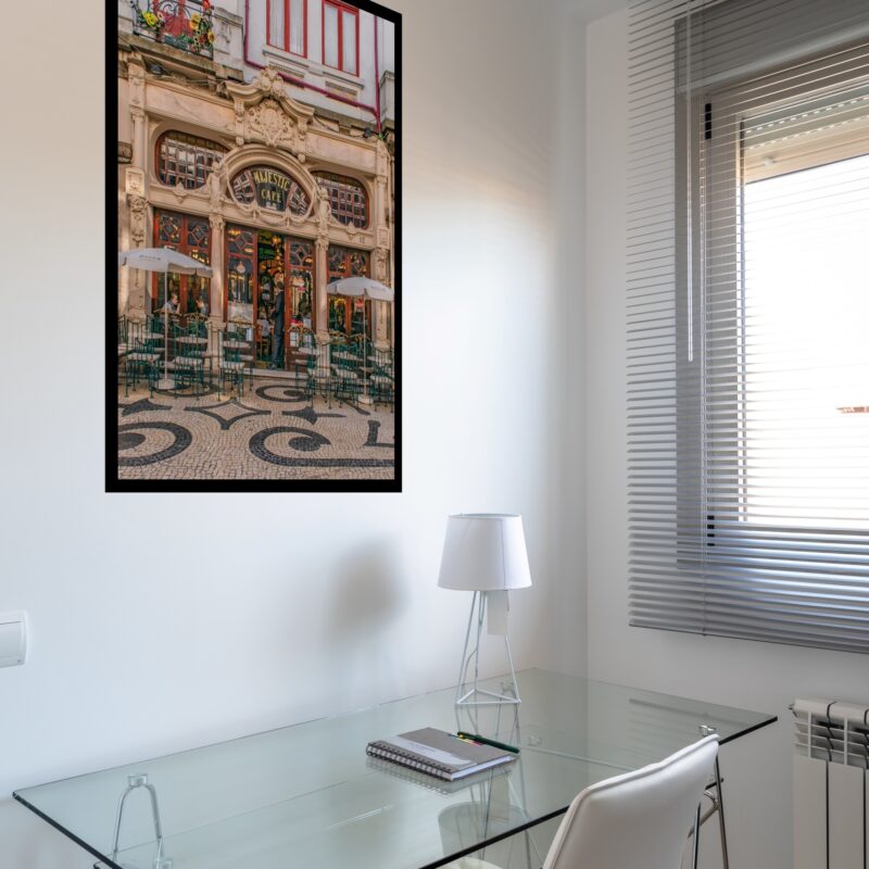 Quadro Decorativo Majestic Cafe Porto Portugal - 70x50 cm