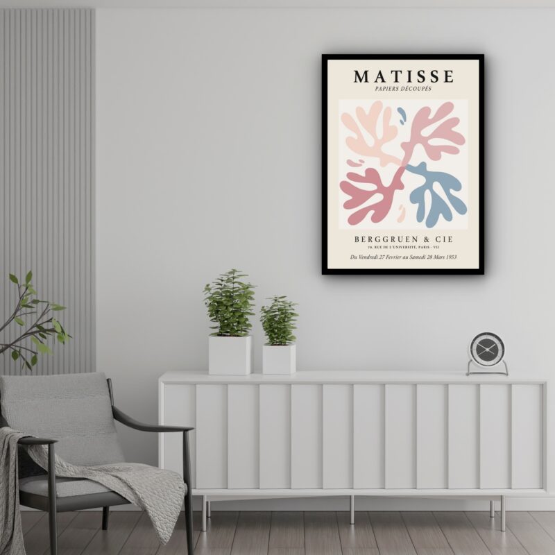 Quadro Decorativo Matisse Berggruen Coral - 70x50 cm