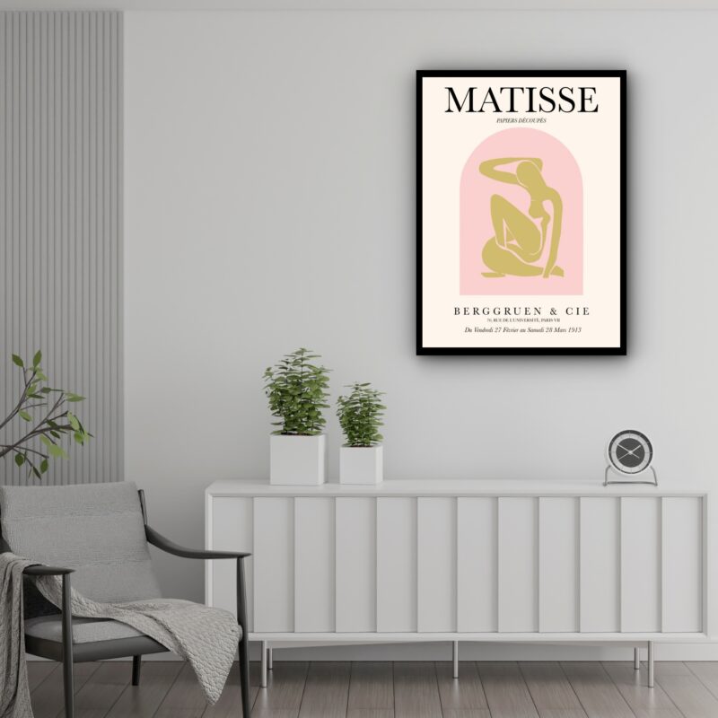 Quadro Decorativo Matisse Berggruen Silhueta - 70x50 cm