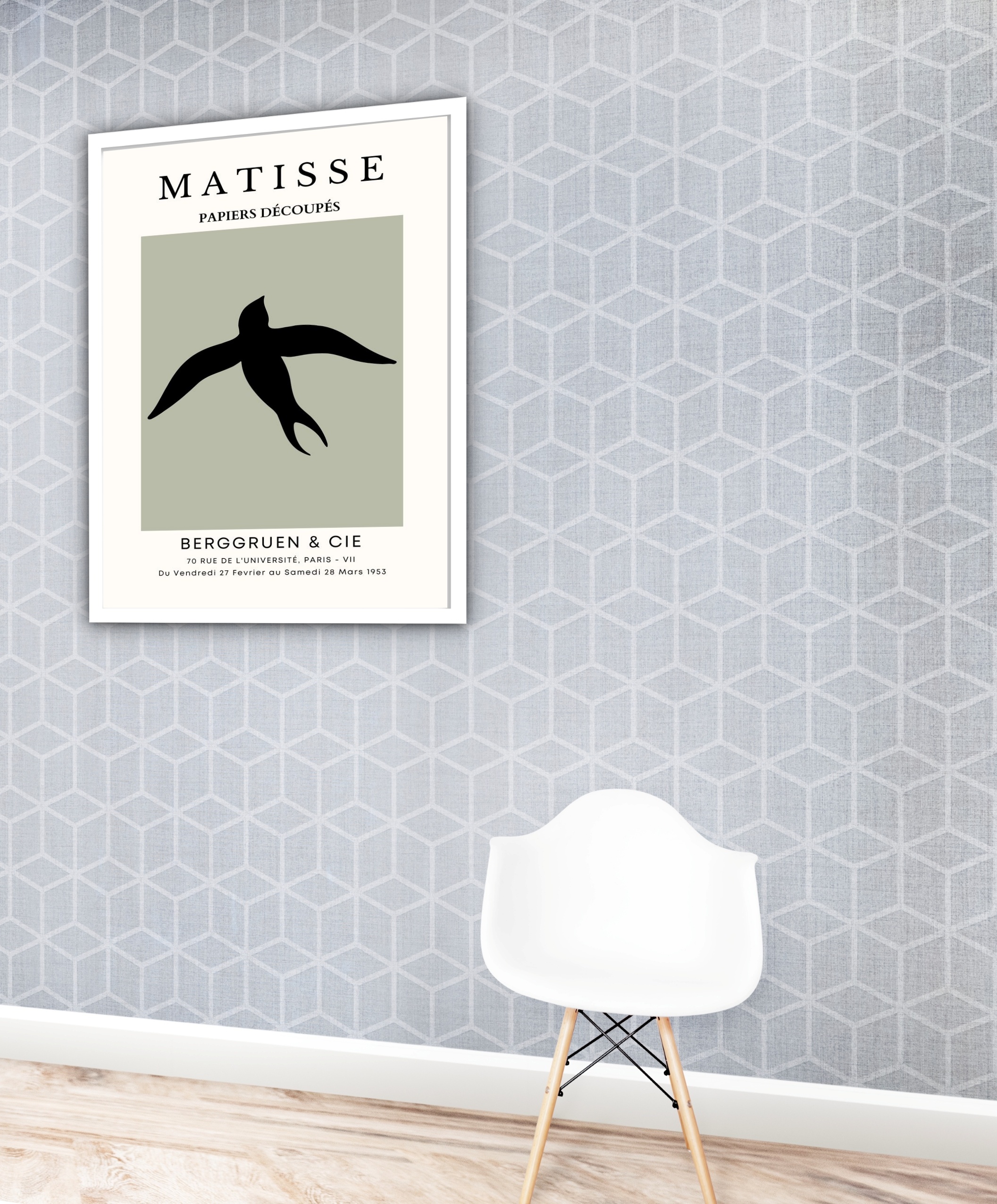 Quadro Decorativo Matisse Bird - 70x50 cm