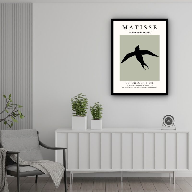 Quadro Decorativo Matisse Bird - 70x50 cm