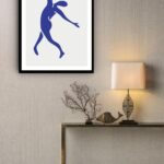 Quadro Decorativo Matisse Blue Nudes Dance - 70x50 cm