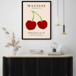 Quadro Decorativo Matisse Cerejas - 70x50 cm