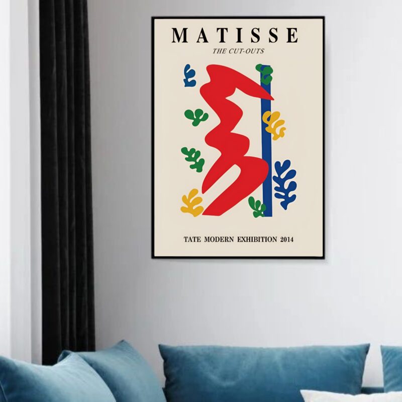 Quadro Decorativo Matisse Colorido 2014 - 70x50 cm