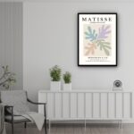 Quadro Decorativo Matisse Coral Cores Claras - 70x50 cm