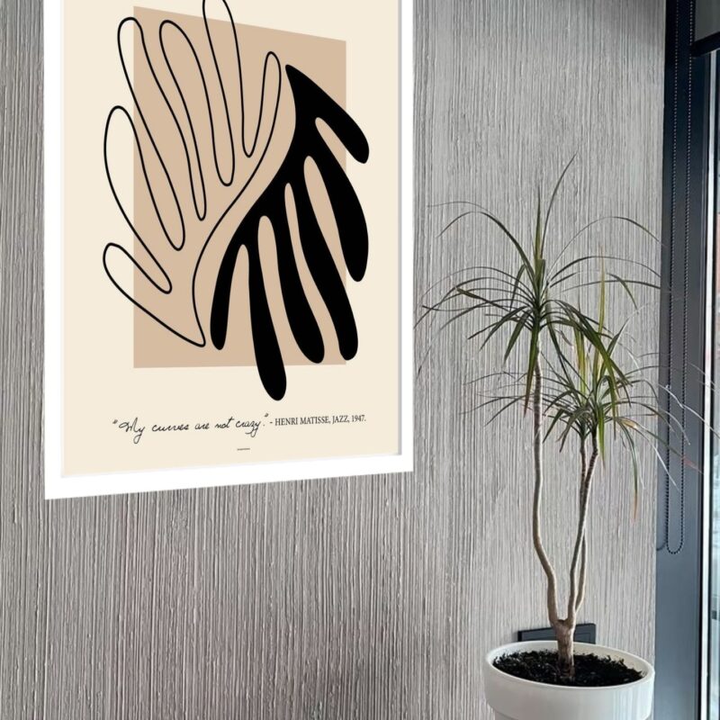Quadro Decorativo Matisse Cut-Outs Leafs - 70x50 cm
