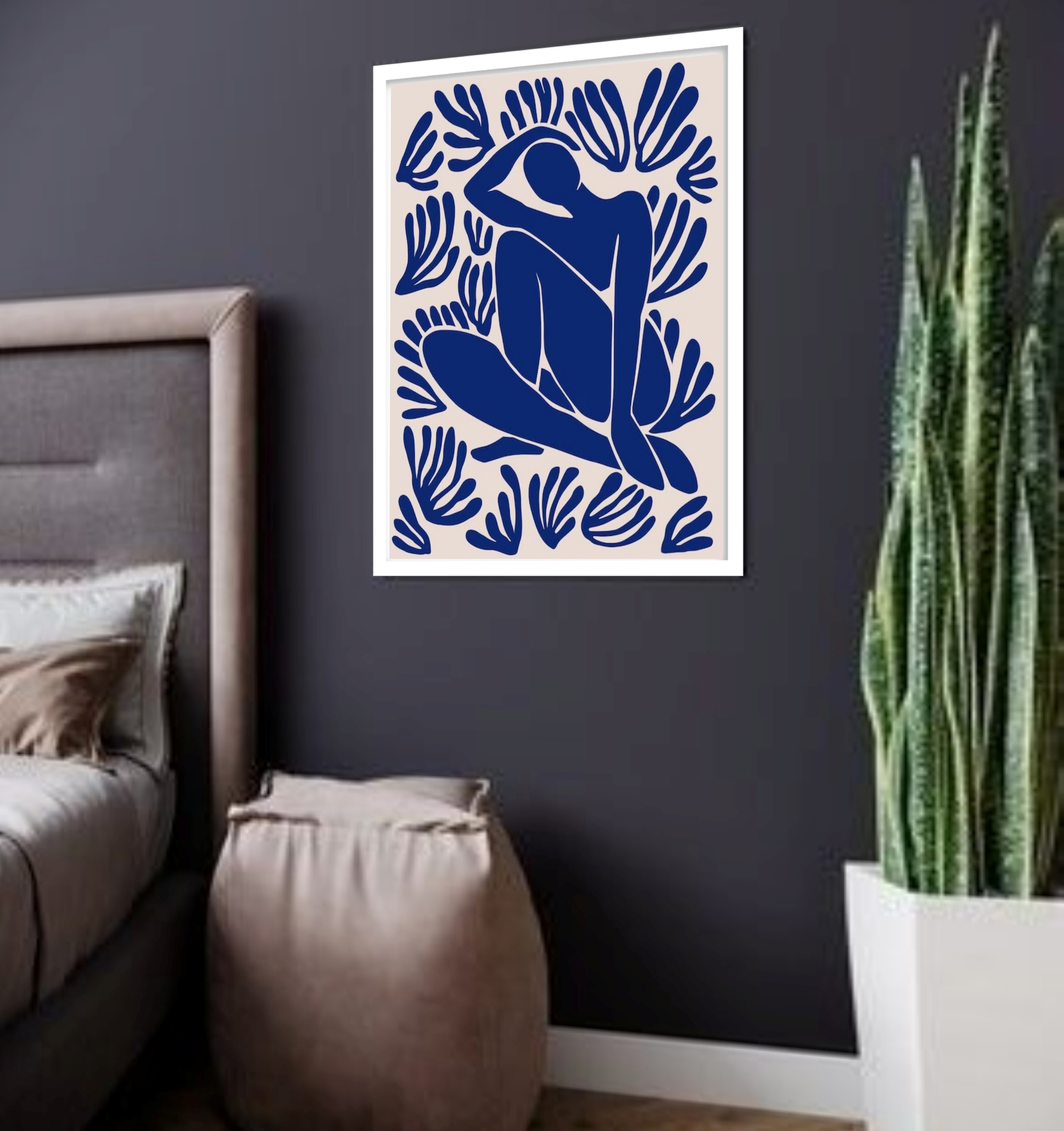Quadro Decorativo Matisse Expressão Corpo Humano - 70x50 cm
