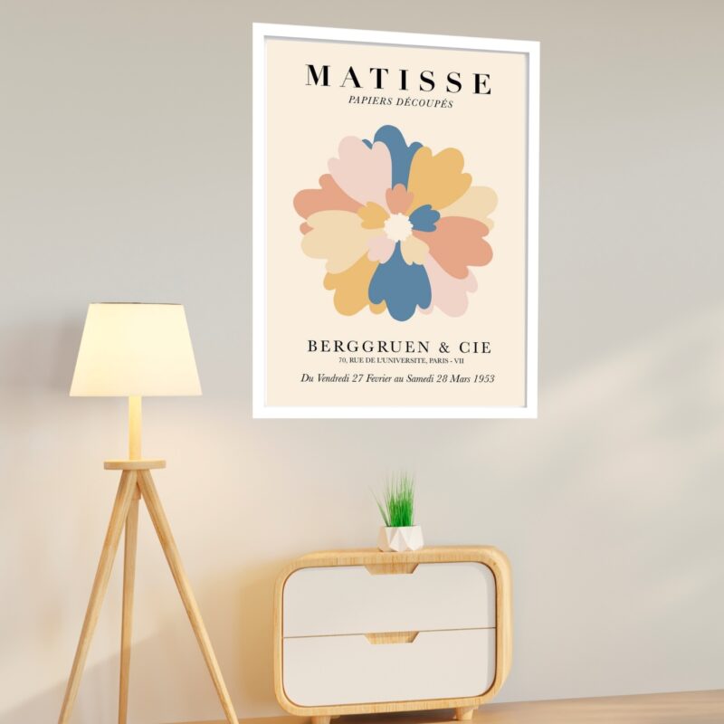 Quadro Decorativo Matisse Flor - 70x50 cm