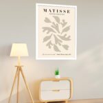 Quadro Decorativo Matisse Formas Circular Terra - 70x50 cm