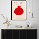 Quadro Decorativo Matisse Fruta Vermelha - 70x50 cm